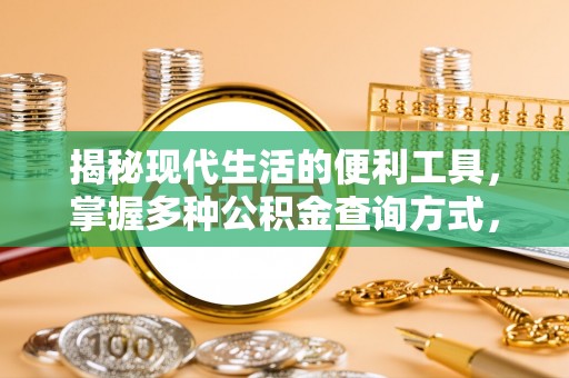 达坂城揭秘现代生活的便利工具，掌握多种公积金查询方式，让财富管理更轻松