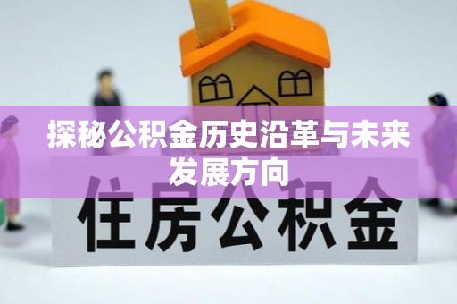 达坂城探秘公积金历史沿革与未来发展方向