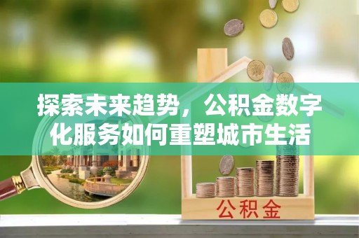 达坂城探索未来趋势，公积金数字化服务如何重塑城市生活